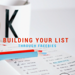 Building Your List Through Freebies @ComoBlog.com