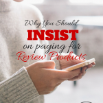 Why You Should Insist on Paying for Review Products via ComoBlog.com