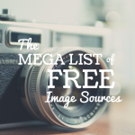 The mega list of FREE image sources via comoblog.com